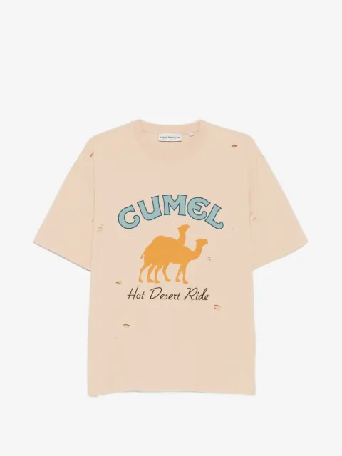 CARNE BOLLENTE Cumel T-Shirt im Distressed-Look