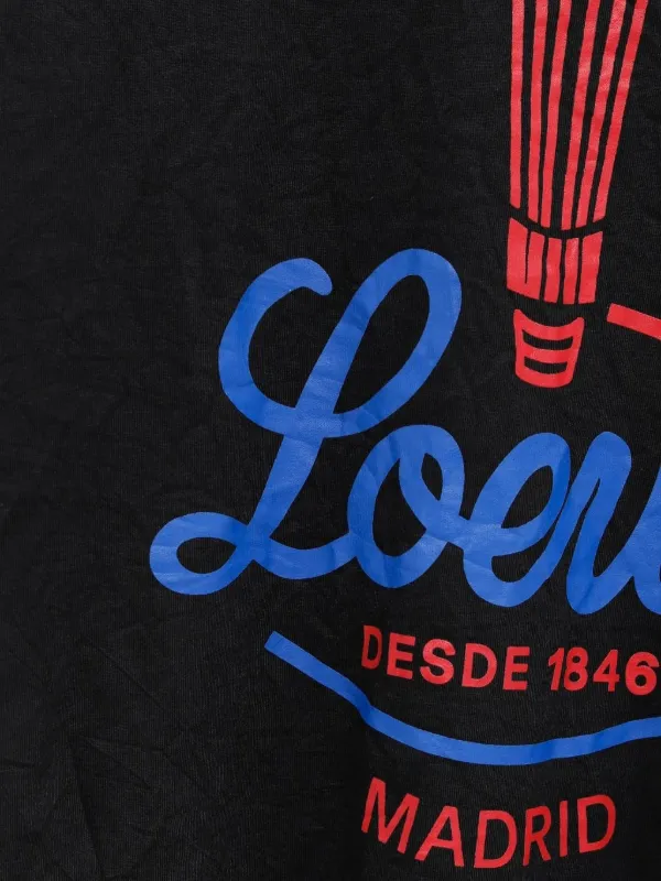 LOEWE グラフィック Tシャツ | ブラック | FARFETCH JP