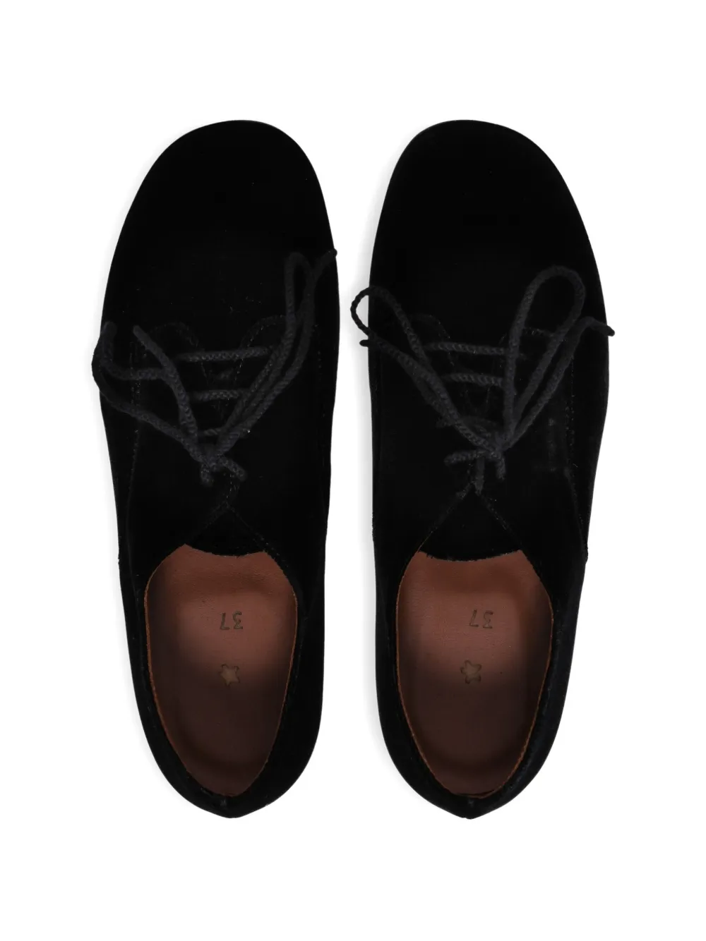  Daniela Gregis Mocasines Con Cordones - Negro 