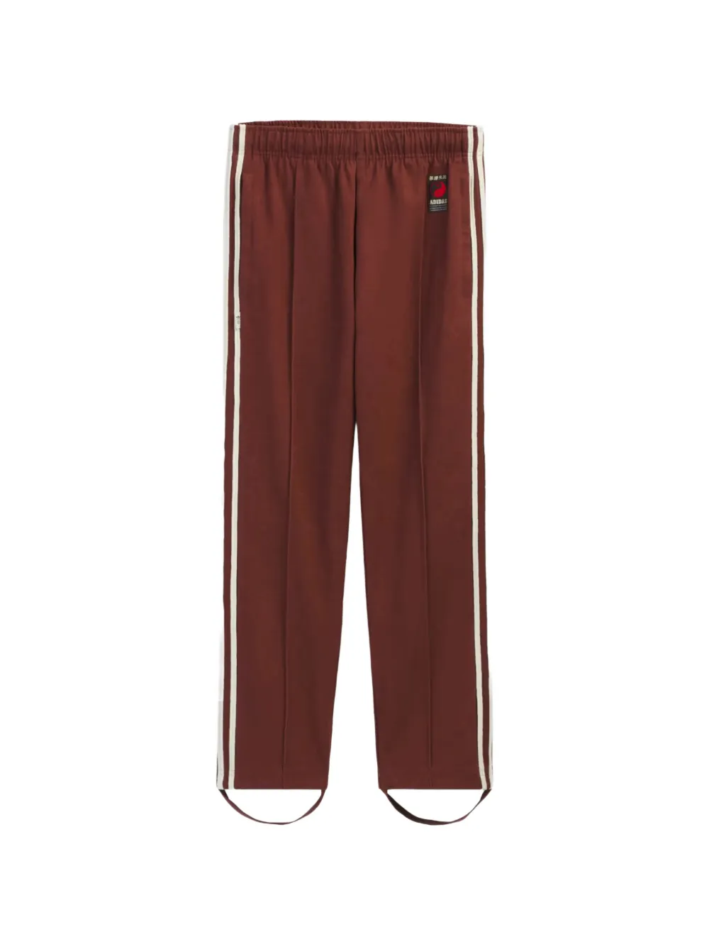 adidas x Edison Chen Clot stripe trousers - Marrone