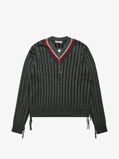Craig Green cable-knit tassel-detail sweater