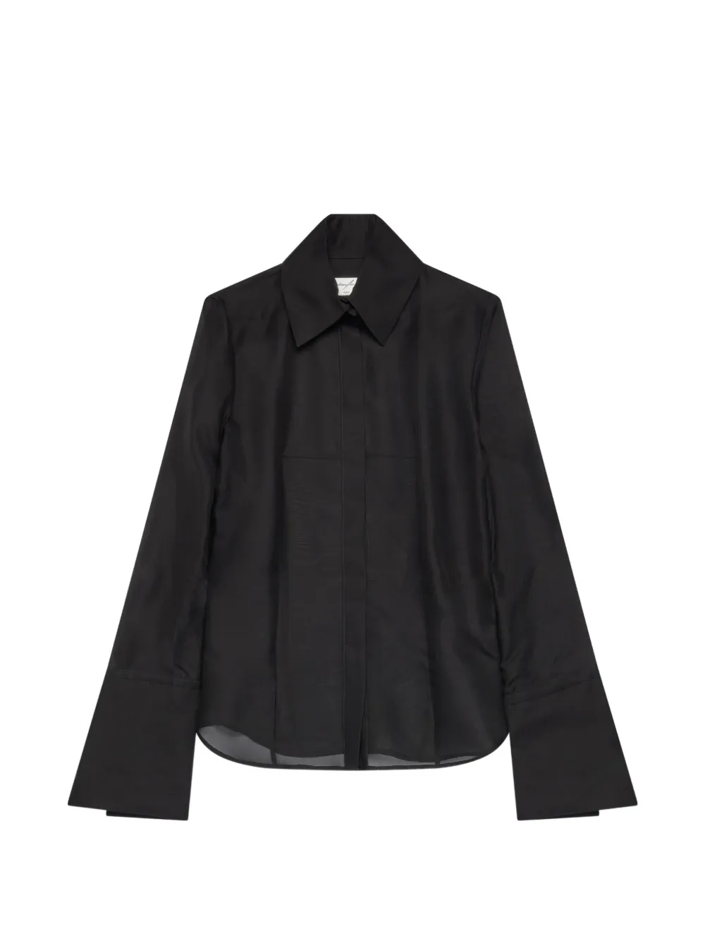 matieres fecales Sclera semi-sheer shirt - Schwarz