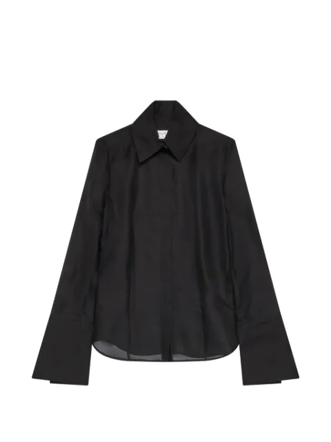 matieres fecales Sclera semi-sheer shirt