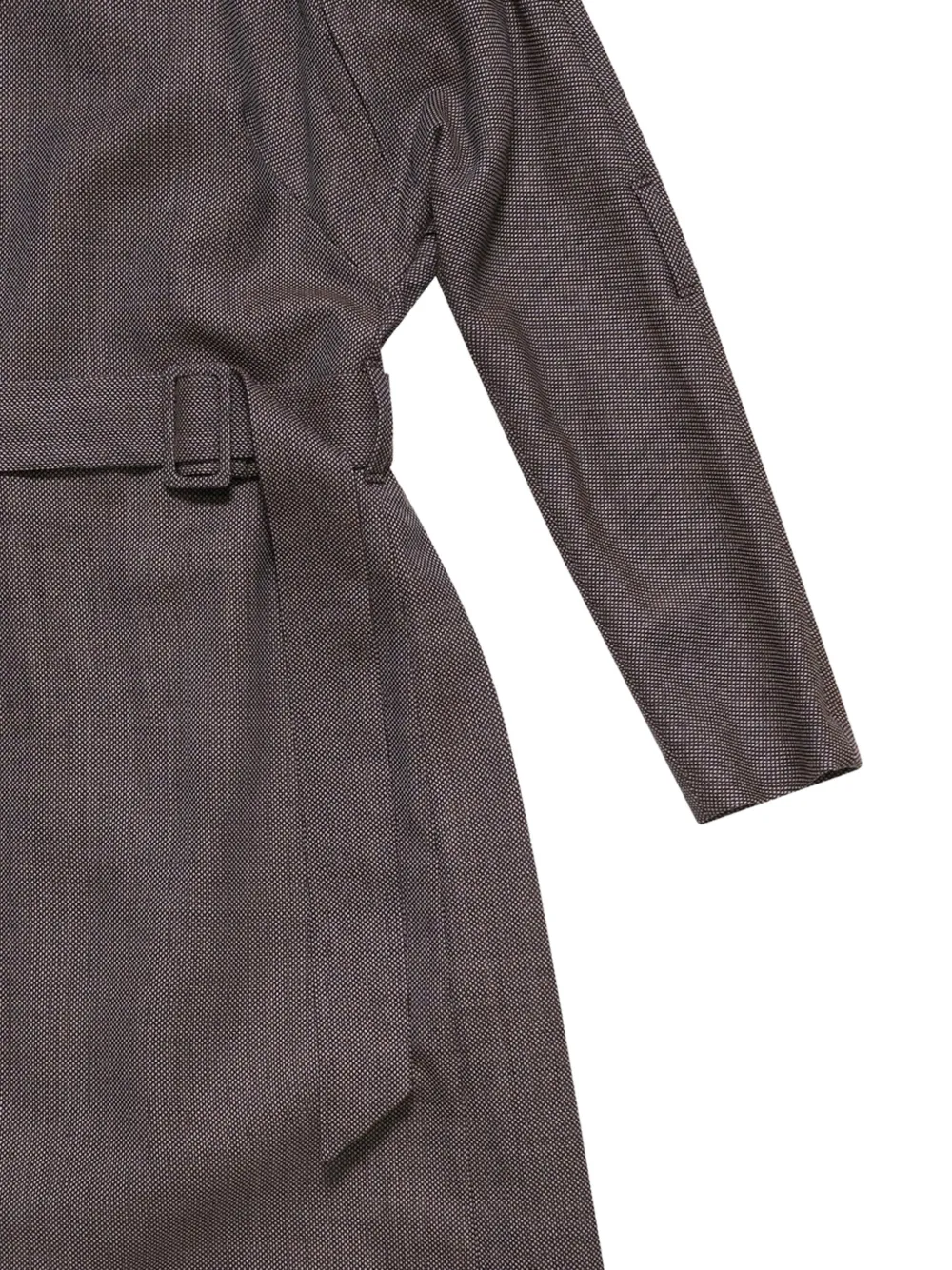 MM6 Maison Margiela Midi-jurk met ceintuur Bruin