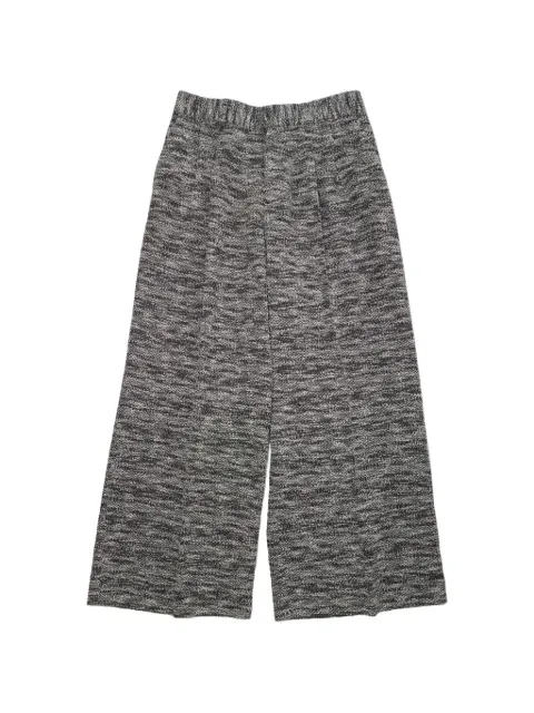 ERL marl-effect wide-leg trousers