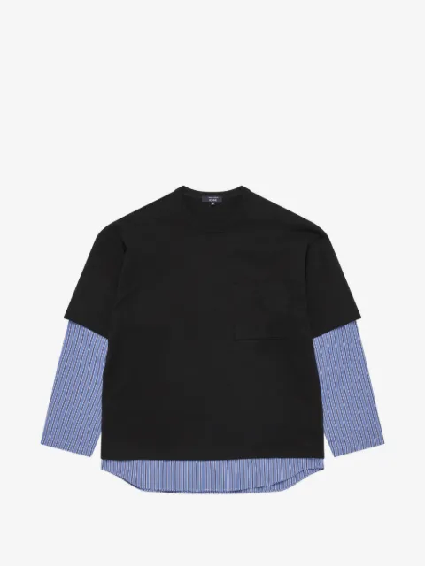 Comme des Garçons Homme layered-panel chest-pocket T-shirt