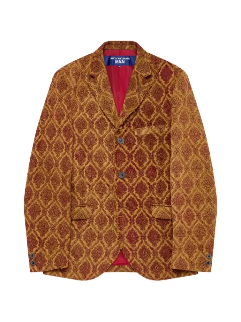 Junya Watanabe MAN printed single-breasted blazer