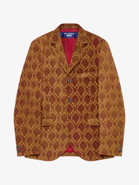 Junya Watanabe MAN blazer imprimé à simple boutonnage