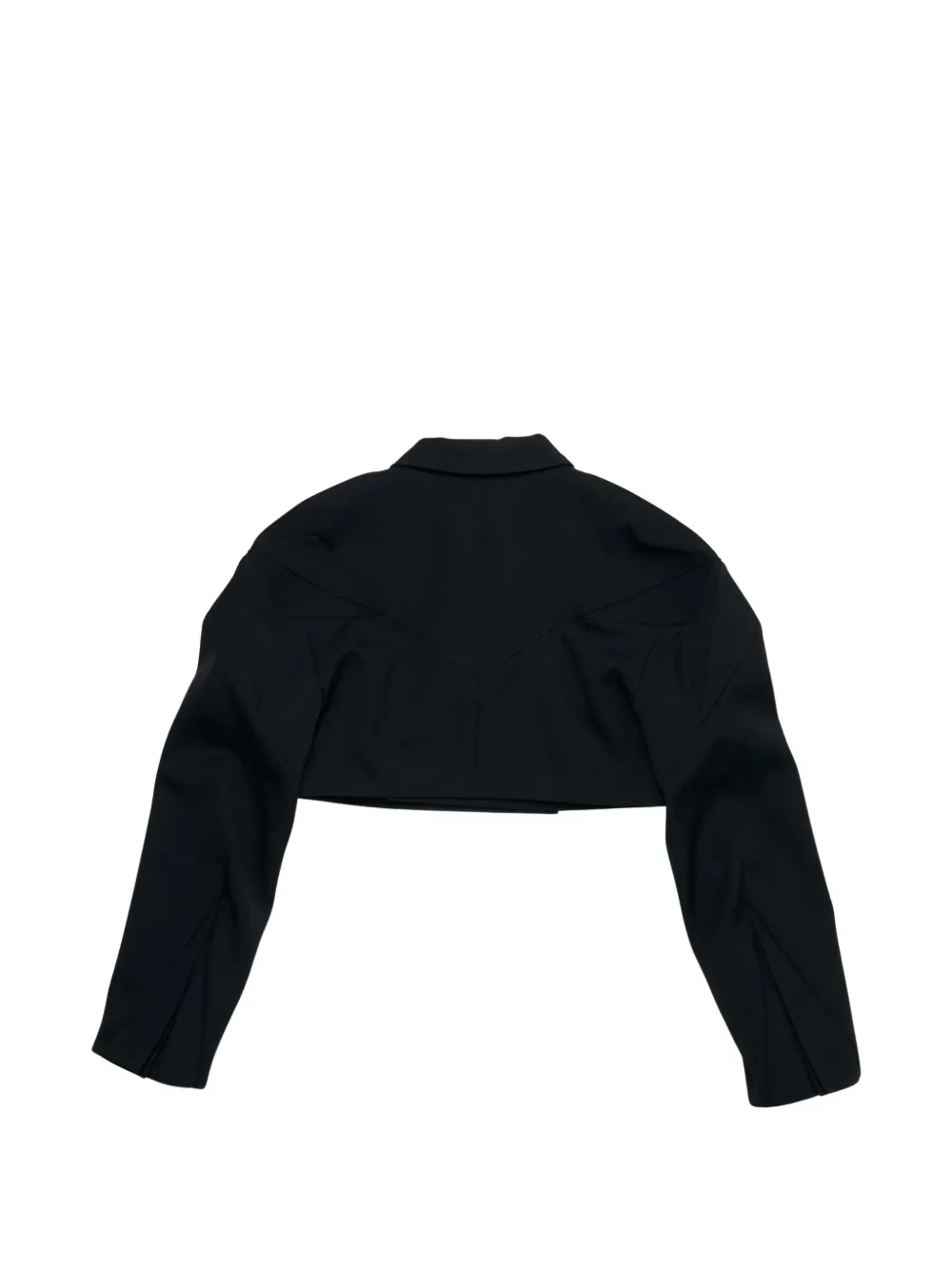 Noir Kei Ninomiya Cropped jack met sterpatch Zwart