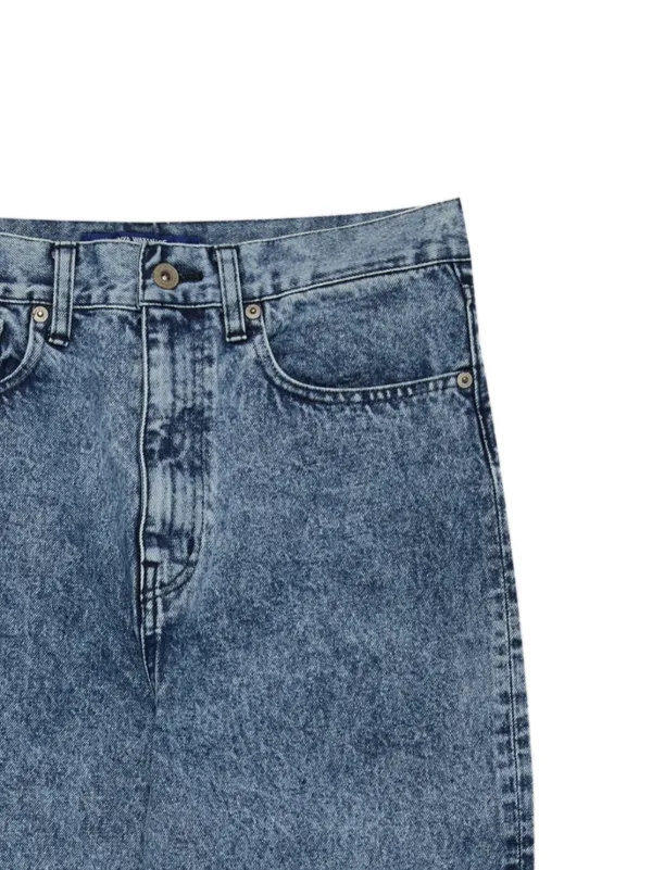 Junya Watanabe MAN acid-wash Bootcut Jeans | Blue | FARFETCH