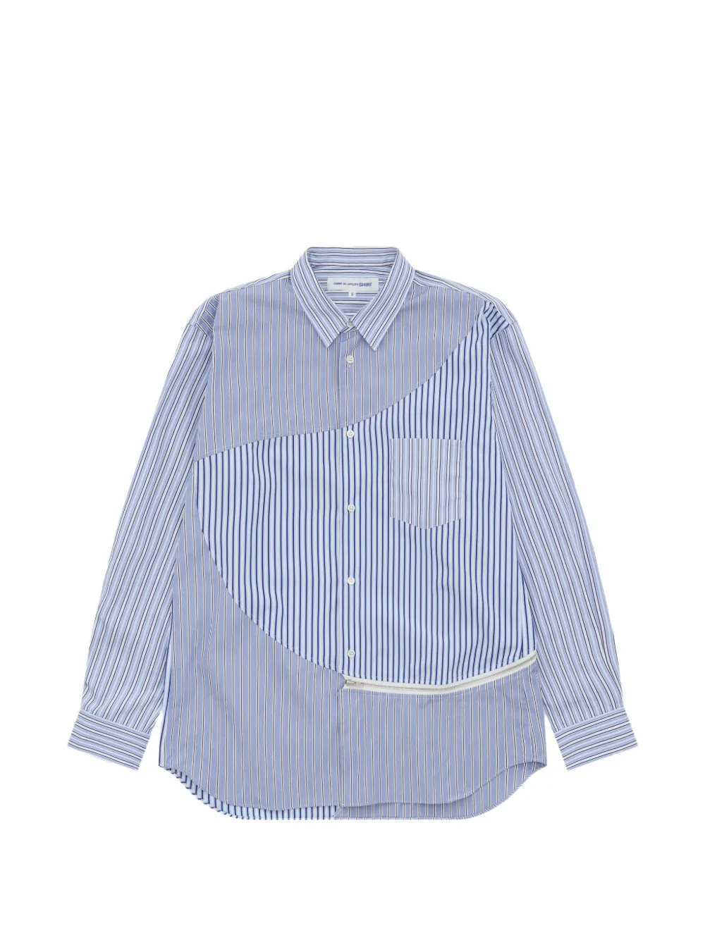 Comme Des Garçons Shirt striped shirt - Blu