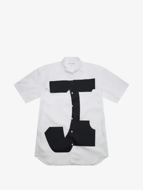 Comme Des Garçons Shirt camisa manga corta con estampado gráfico