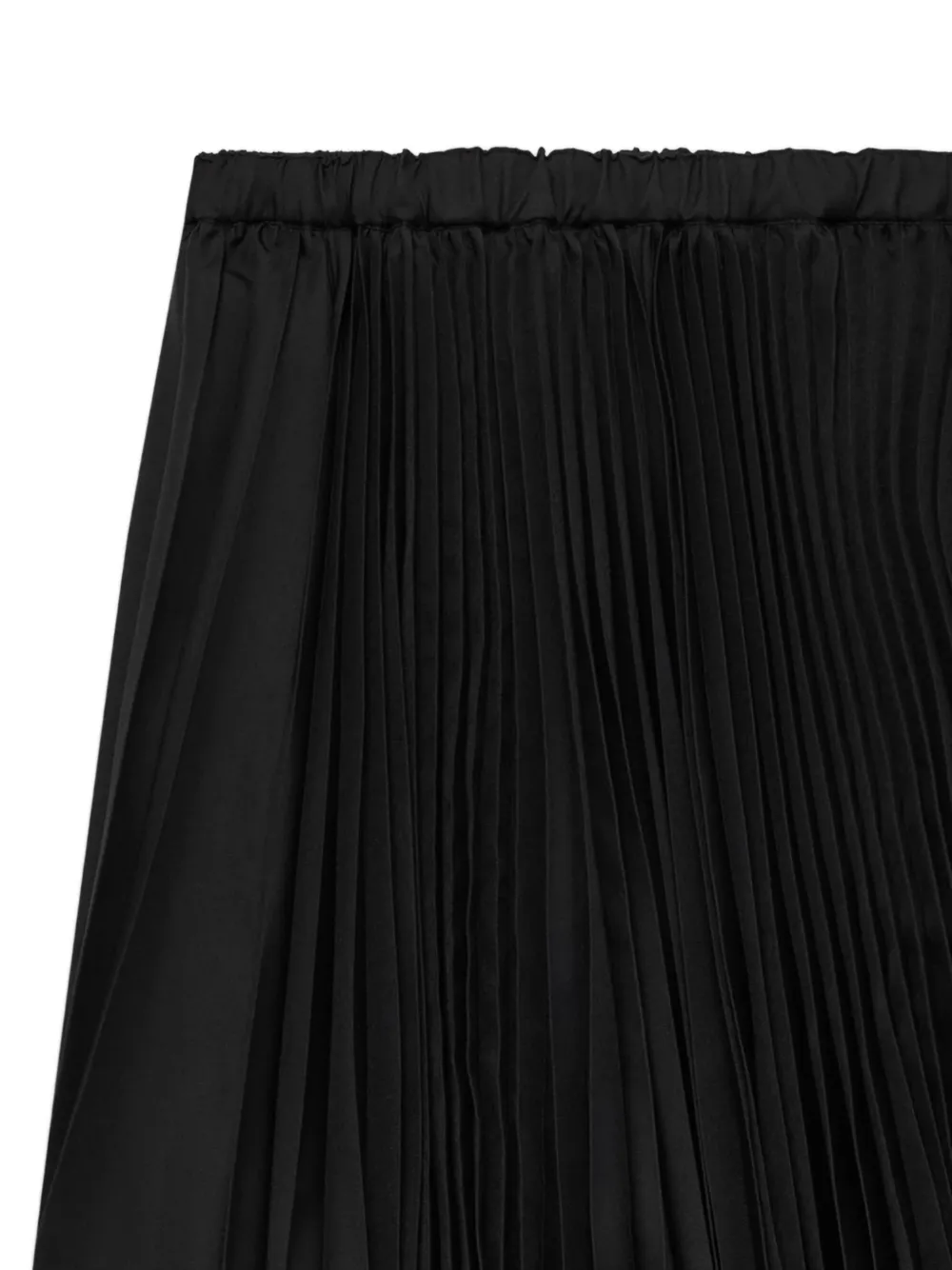 Asymmetric Pleated Skirt