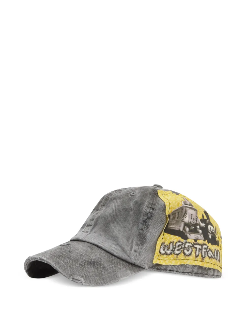  Westfall Gorra Con Parche Gráfico - Gris 