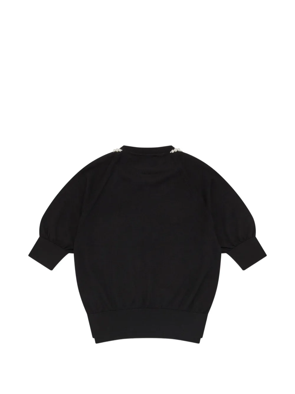  Simone Rocha Pull à Ornements De Perles - Noir 