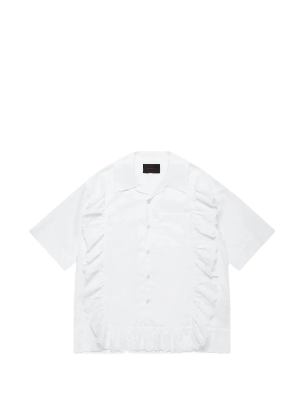 Simone Rocha ruffled shirt - White