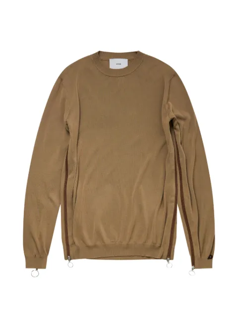 Setchu jersey con detalle de cremallera