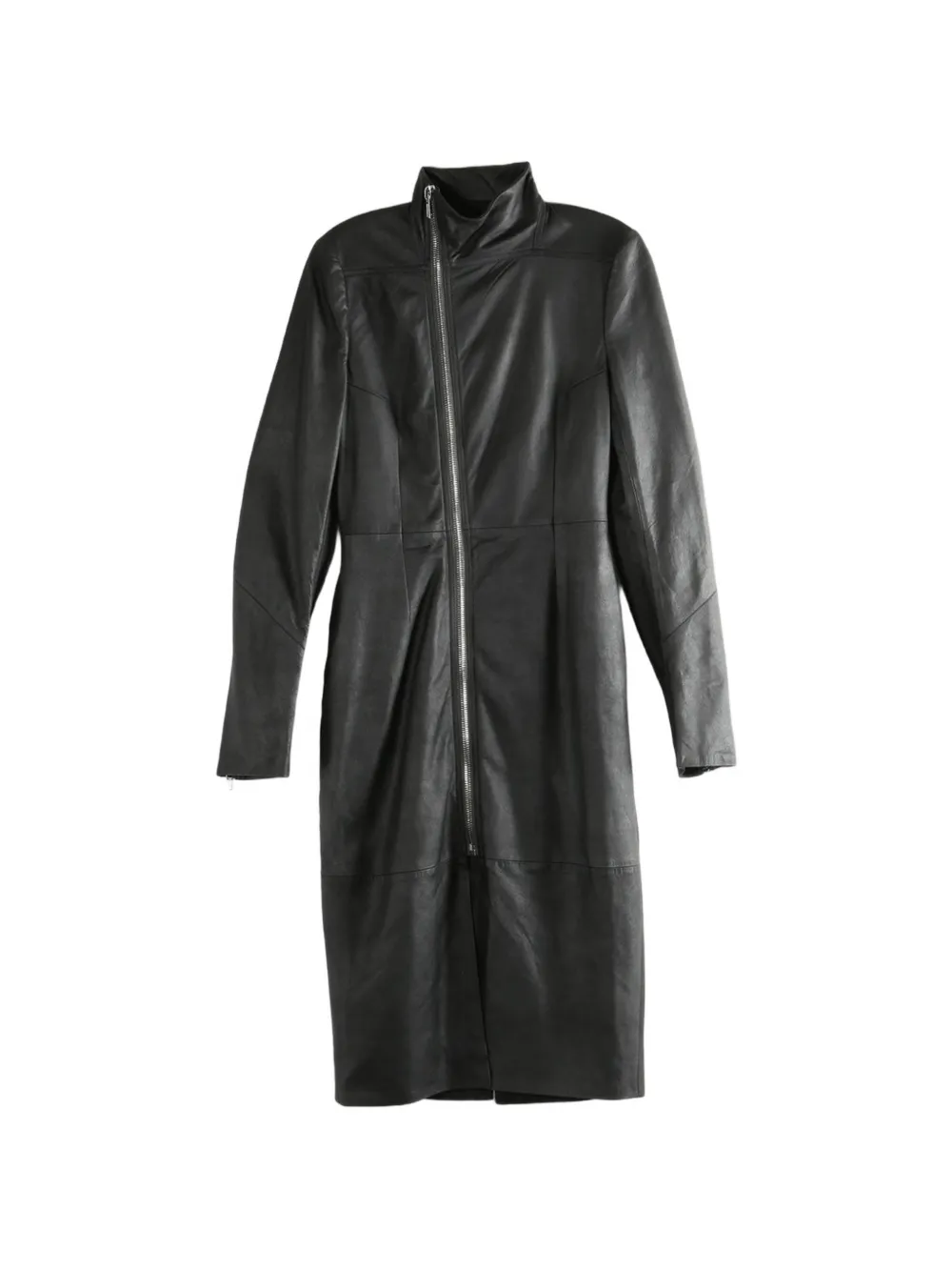 Rick Owens zip coat - Schwarz