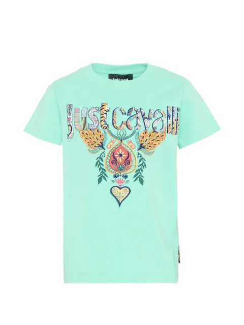 Just Cavalli Kids graphic-print short-sleeve T-shirt