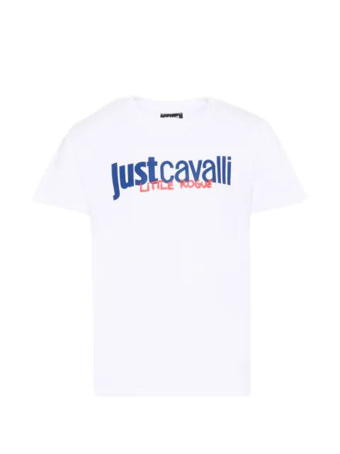 Just Cavalli Kids playera con logo estampado