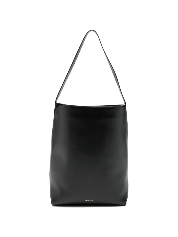 Neous Thea Panelled Shoulder Bag in Black