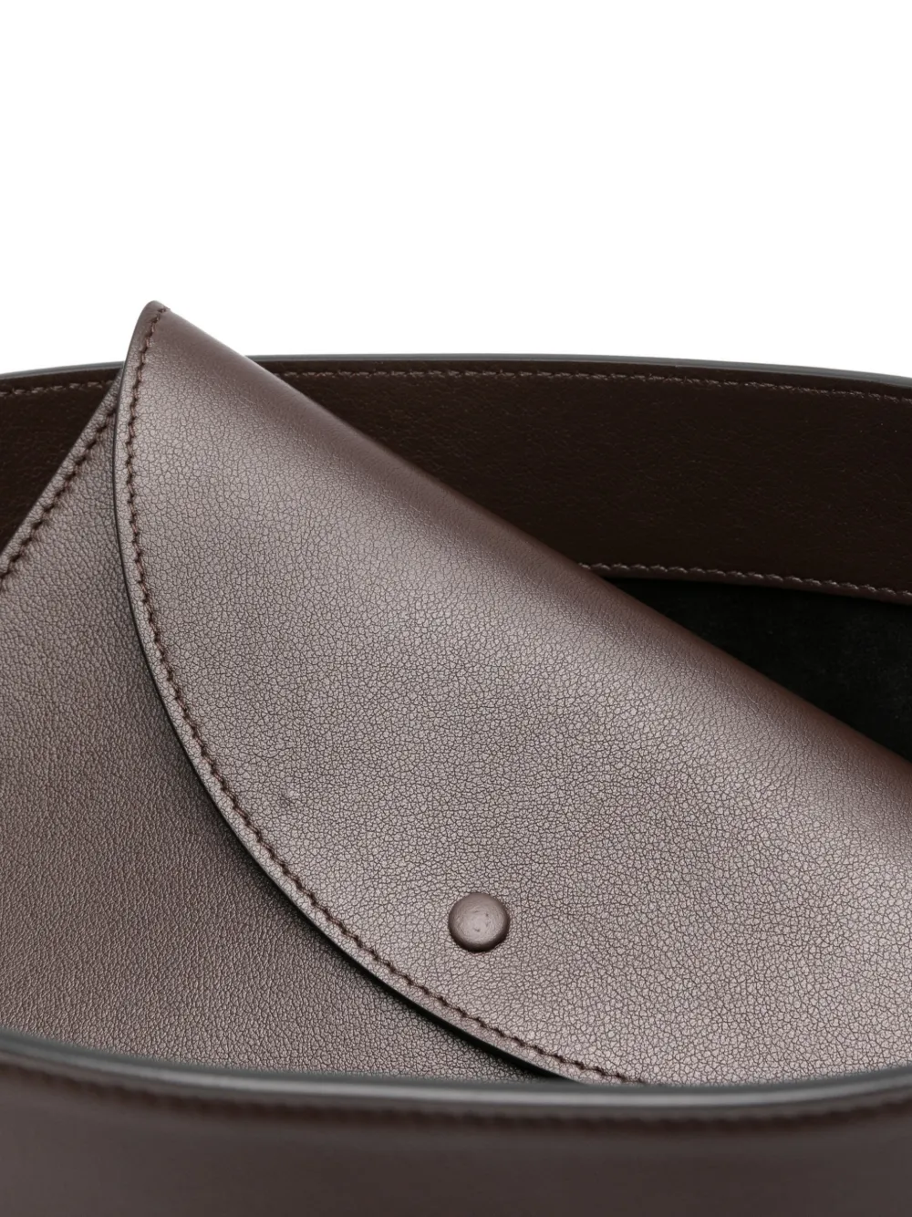 NEOUS Thea Panelled Shoulder Bag in Brown, view 5