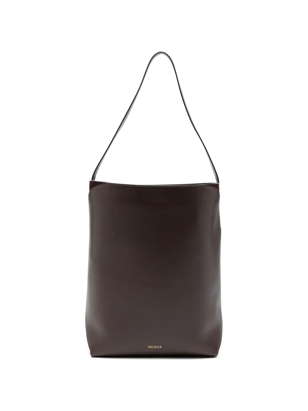 NEOUS Thea panelled shoulder bag - Marrone