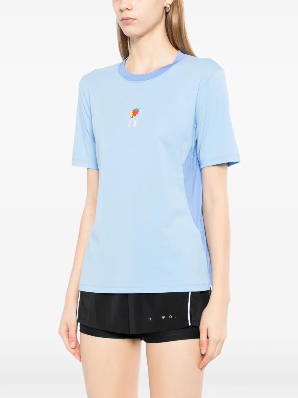  On Round-neck Logo T-shirt - Blue 