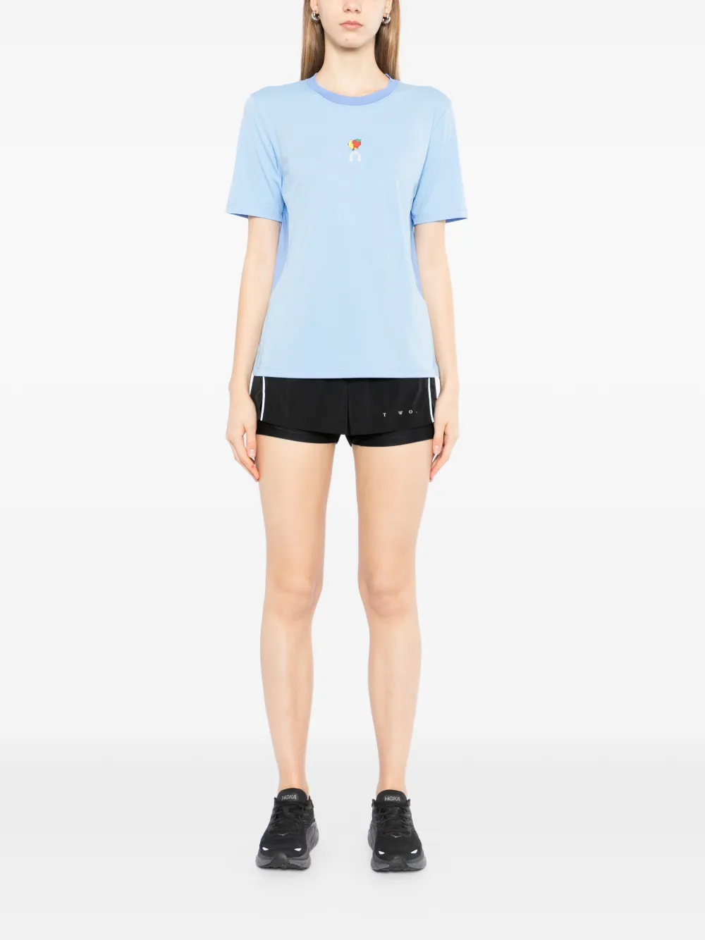  On Round-neck Logo T-shirt - Blue 