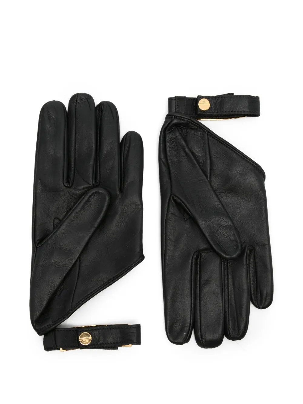 Cut-Out Buckle Gloves