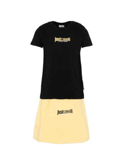 Just Cavalli Kids short-sleeve T-shirt dress