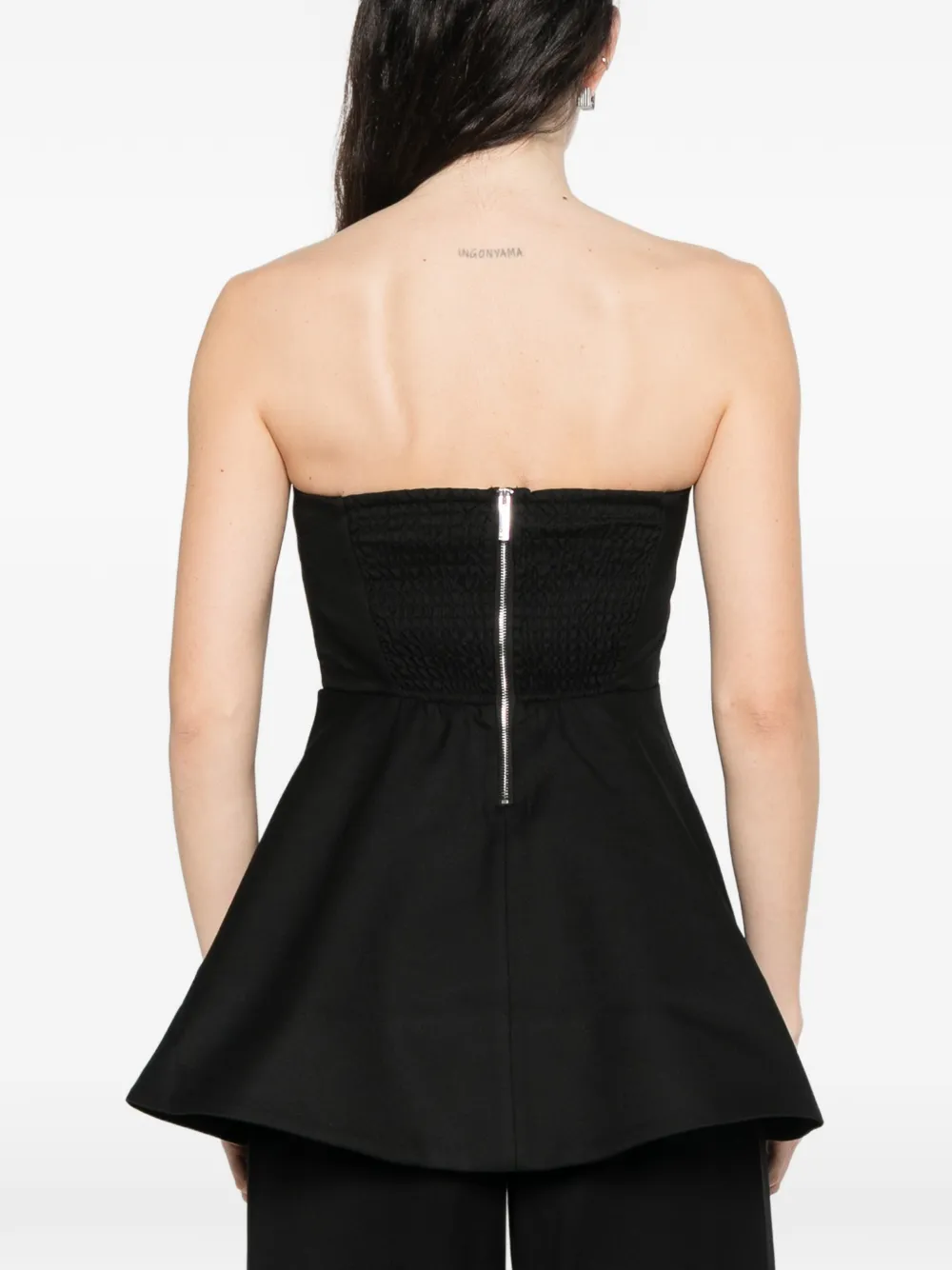 Strapless Fit Flare Top