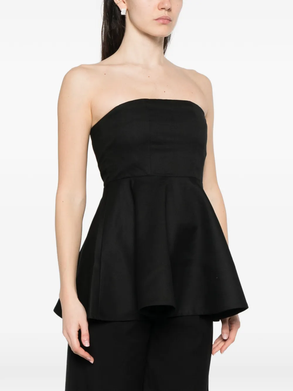 Strapless Fit Flare Top