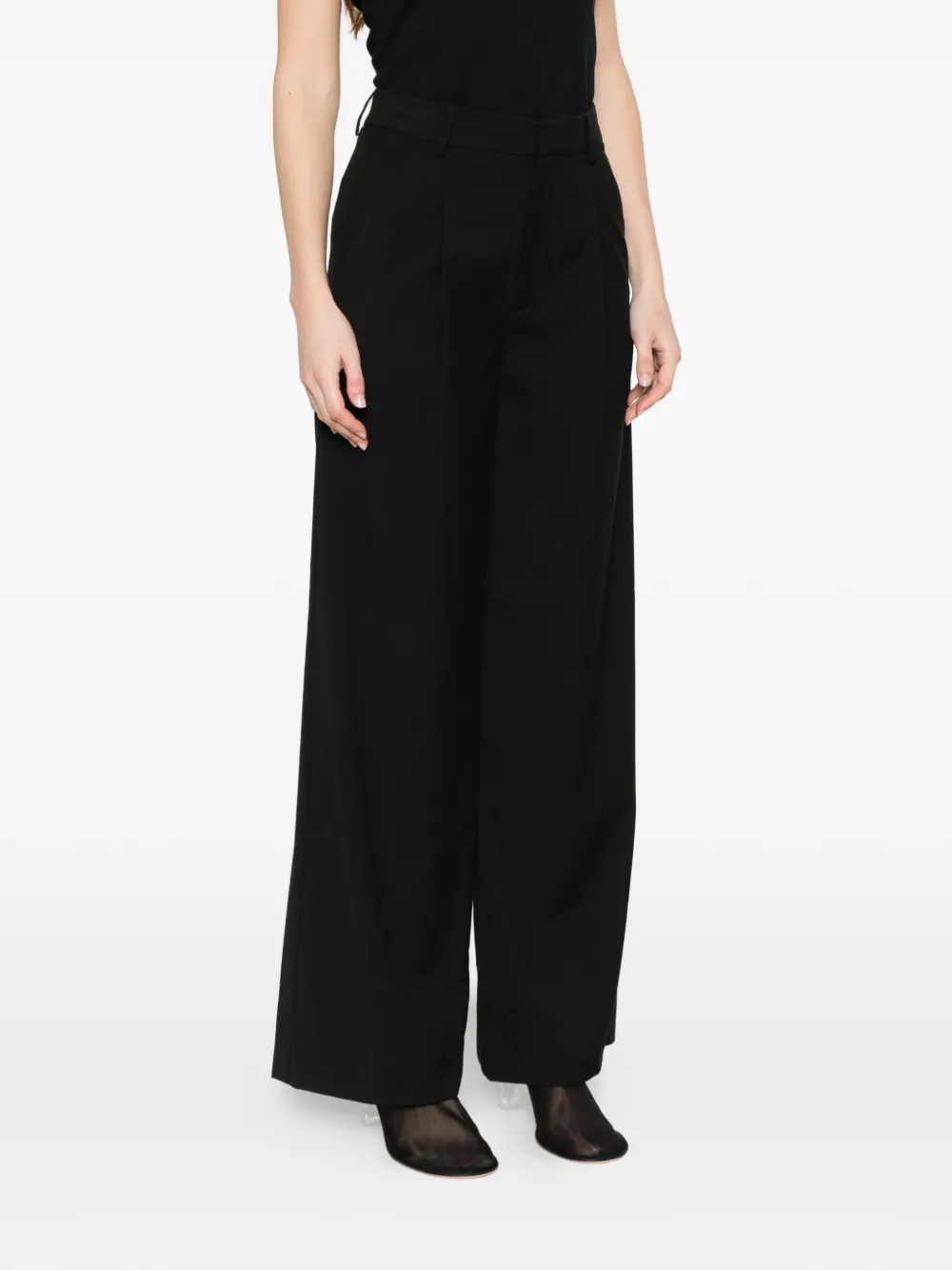  Gestuz Pocket Wide Trousers - Black 