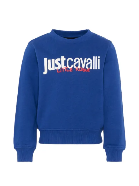 Just Cavalli Kids sudadera con cuello redondo