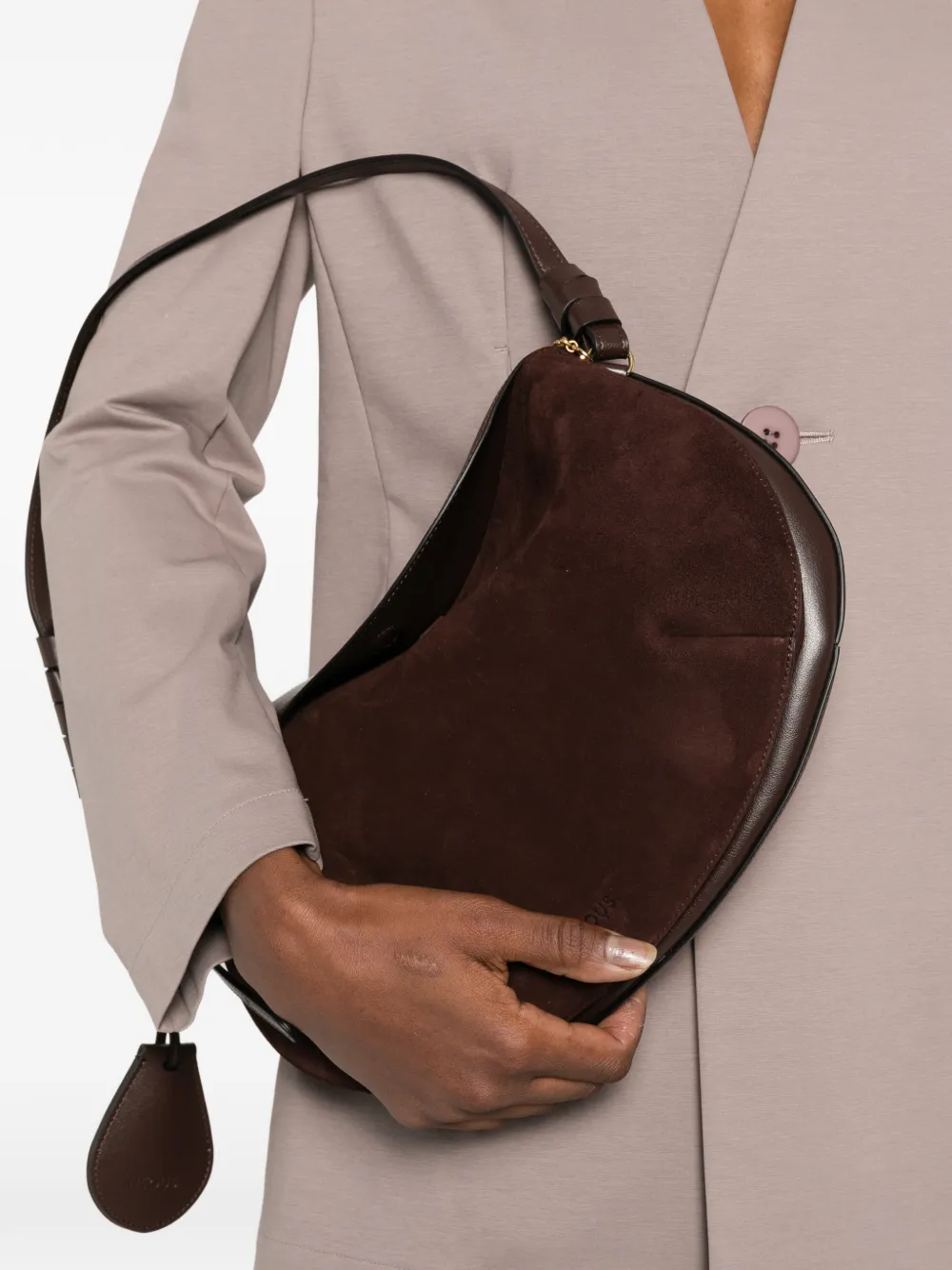 Neous Libra Chain-detail Shoulder Bag - Brown 