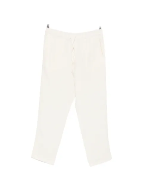 120% Lino drawstring-waistband trousers