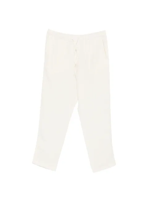 120% Lino drawstring-waistband trousers
