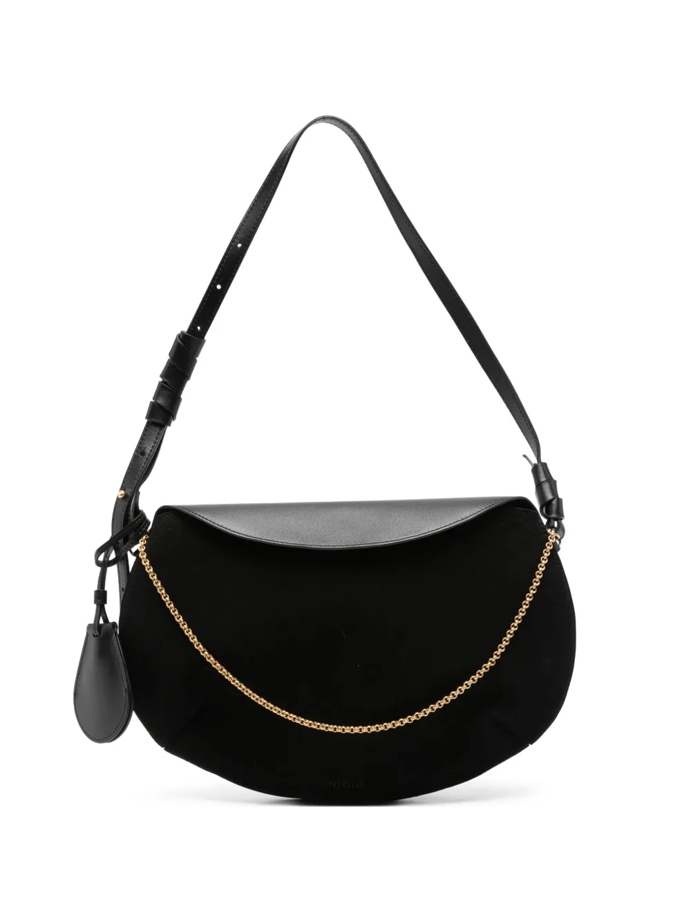 NEOUS Libra chain-detail shoulder bag - Nero