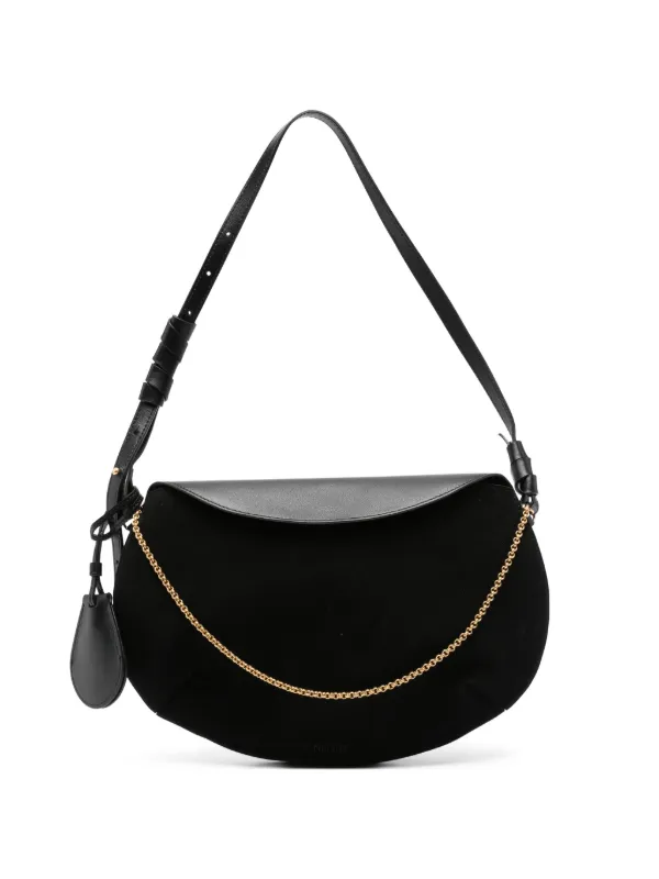 Neous Libra Chain-detail Shoulder Bag in Black