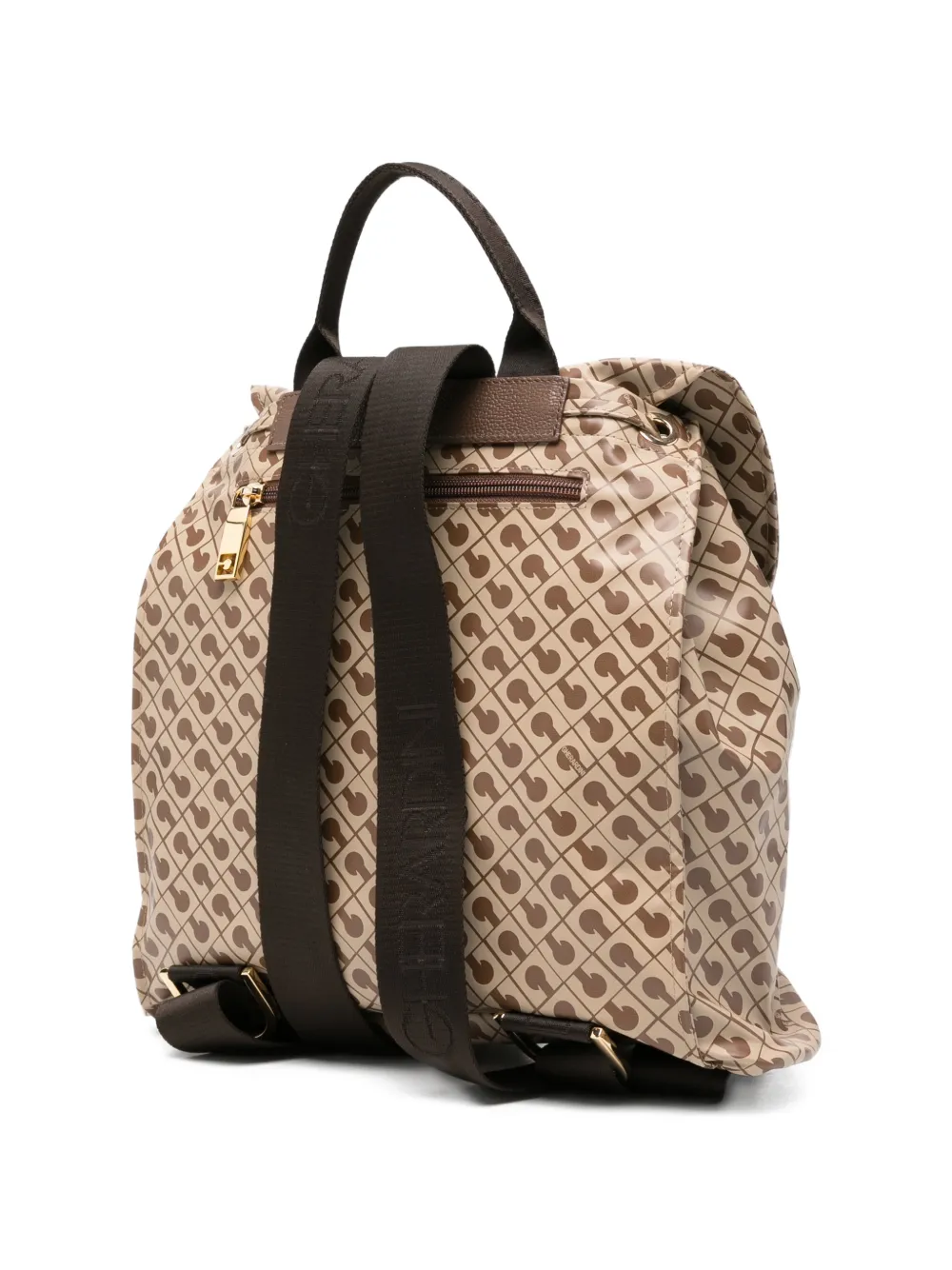  Gherardini Patterned Tote Bag - Brown 