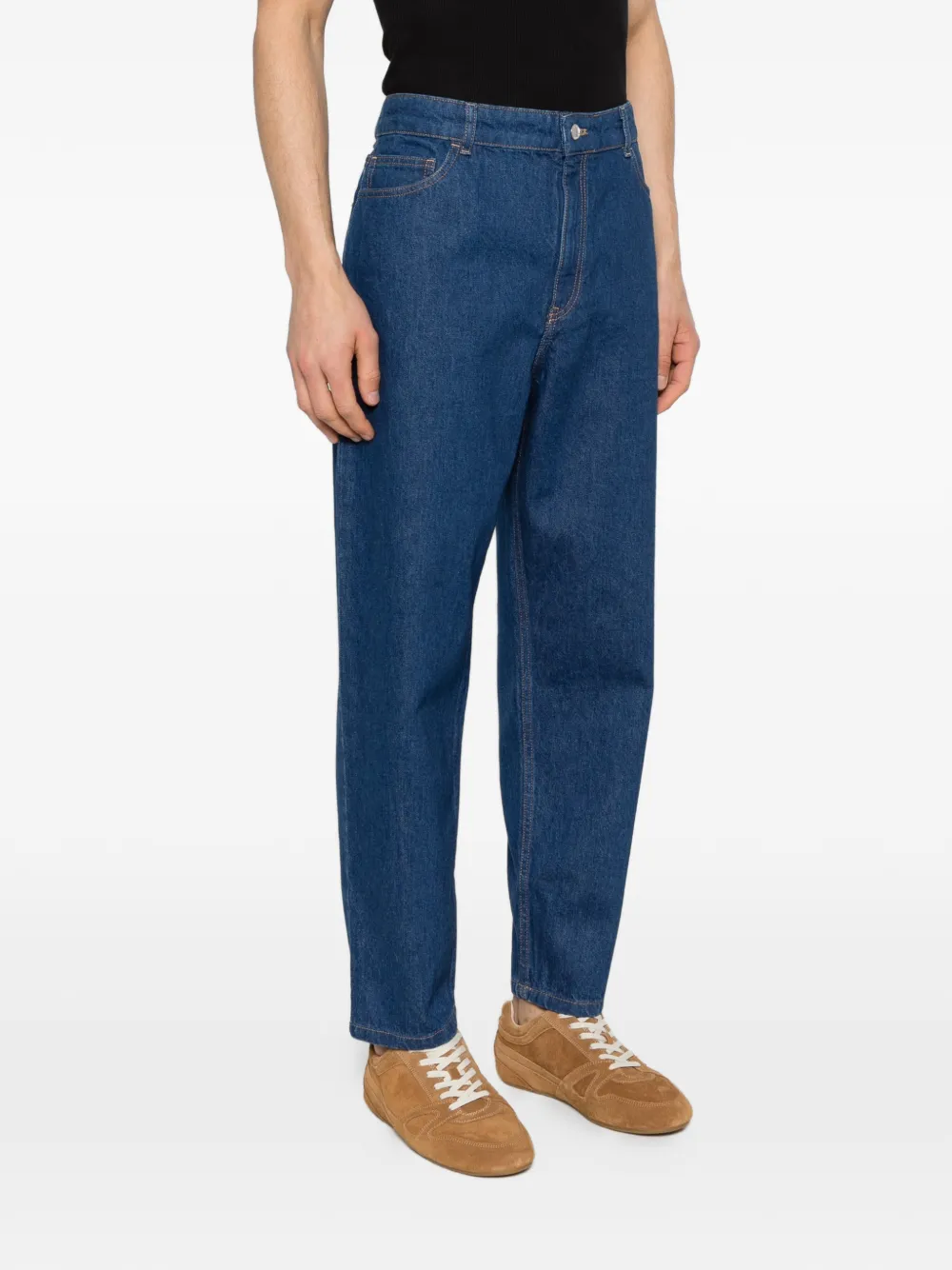  Maison Kitsuné Button-fastening Jeans - Blue 