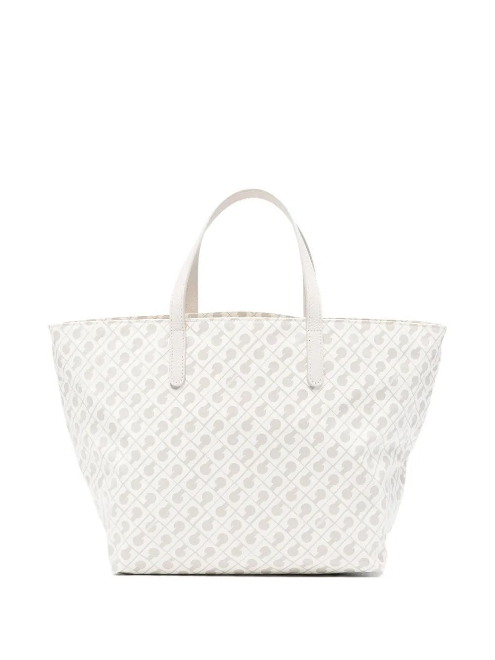 Gherardini patterned tote bag - Toni neutri