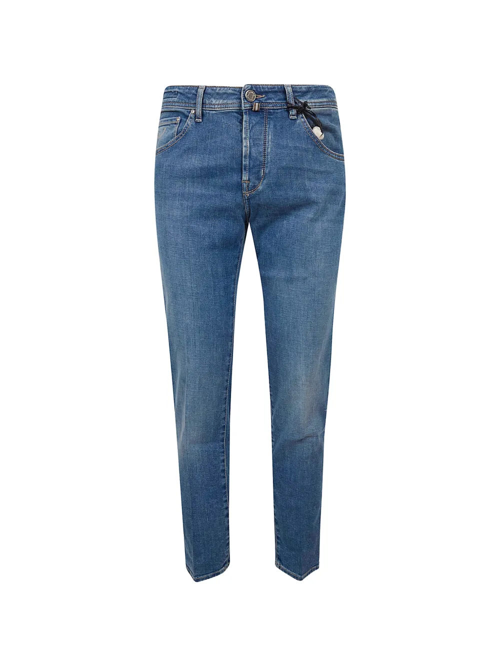 Jacob Cohën buttoned regular jeans - Blu