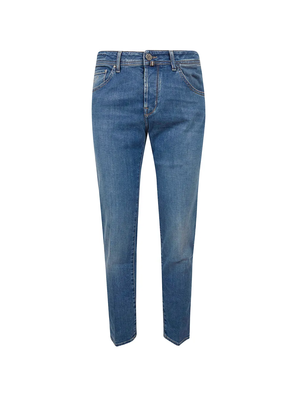 Jacob Cohën buttoned regular jeans - Blu