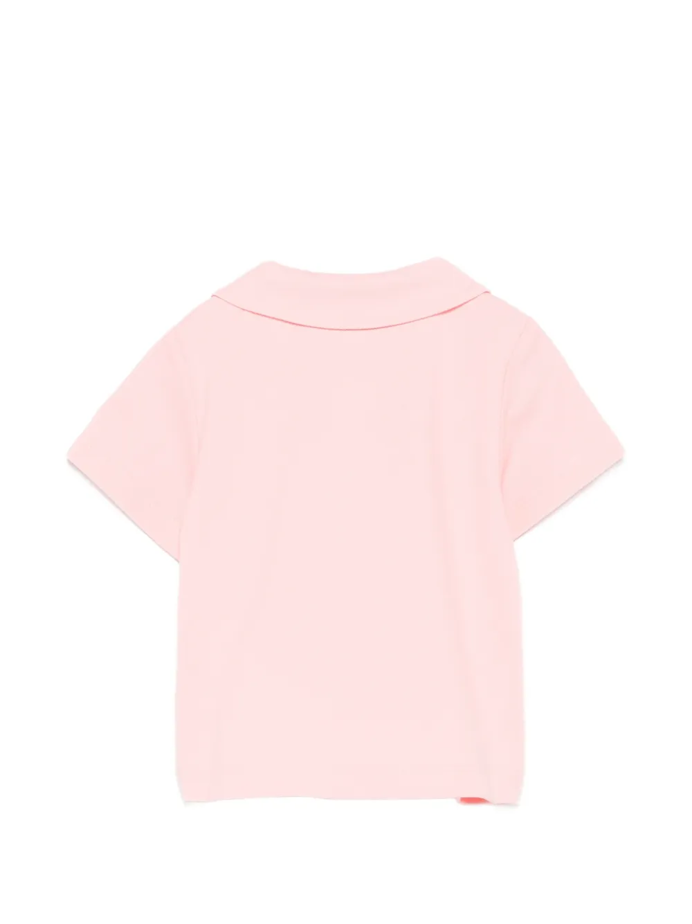 Moschino Kids Poloshirt met geborduurde teddybeer Roze
