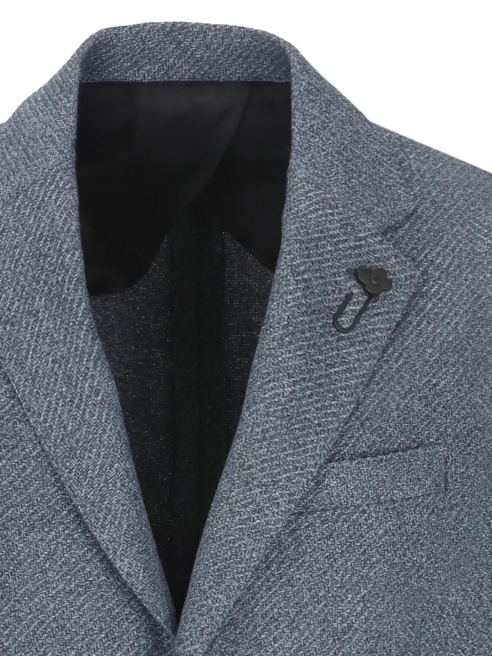 Lapel Collar Virgin Wool Jacket