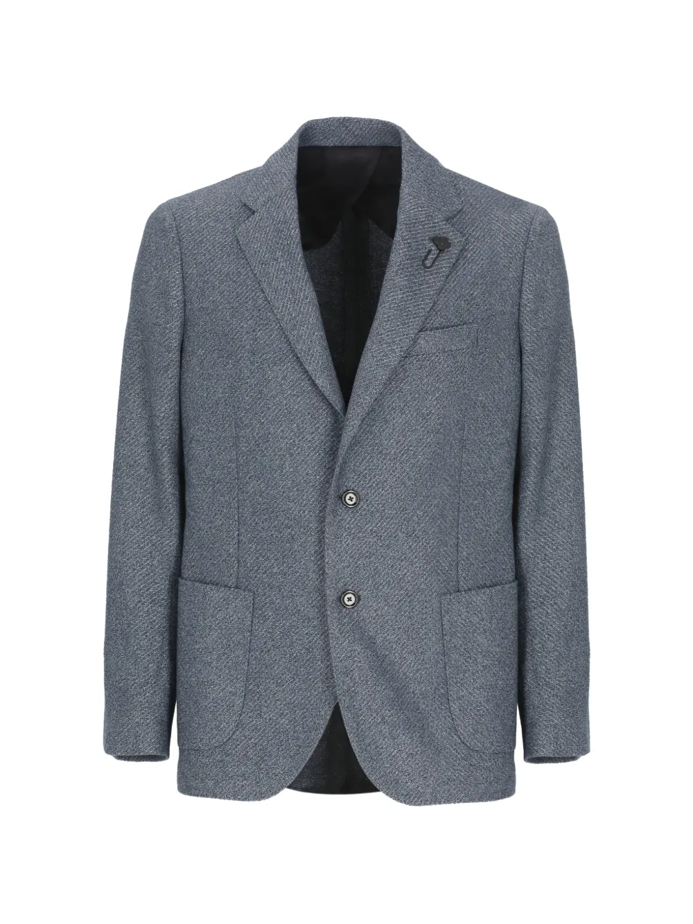 Lapel Collar Virgin Wool Jacket