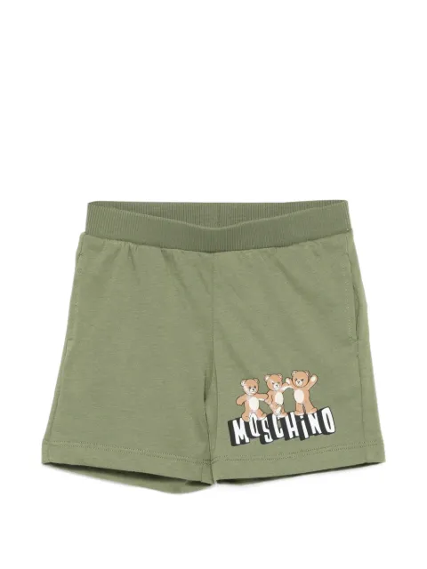 Moschino Kids shorts con detalle de osito