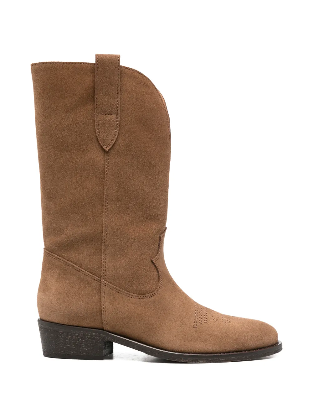 Via Roma 15 perforated boots - Toni neutri